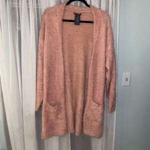 Chelsea & Theodore oversized fuzzy cardigan